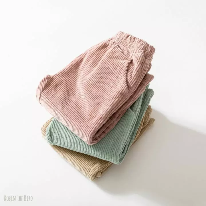 Saerobin - Korean Children Fashion - #minifashionista - Rib Fleece Pants - 12