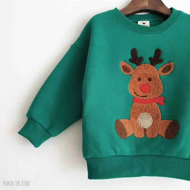 Saerobin - Korean Children Fashion - #magicofchildhood - Rudolf Sweatshirt - 4
