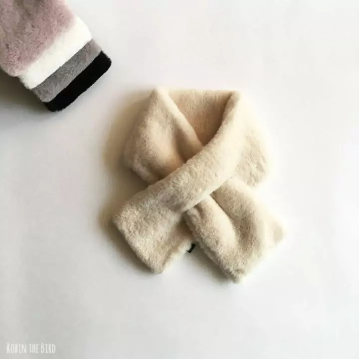 Saerobin - Korean Children Fashion - #stylishchildhood - Fake Muffler - 2