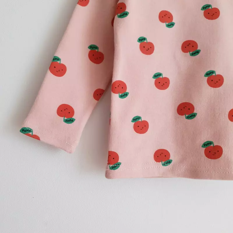 Saerobin - Korean Children Fashion - #toddlerclothing - Apple Fleece Easywear - 4