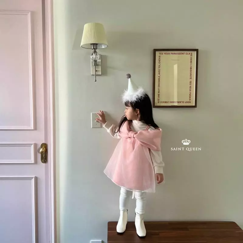 Saint Queen - Korean Children Fashion - #childofig - Party Ribbon One-piece - 5