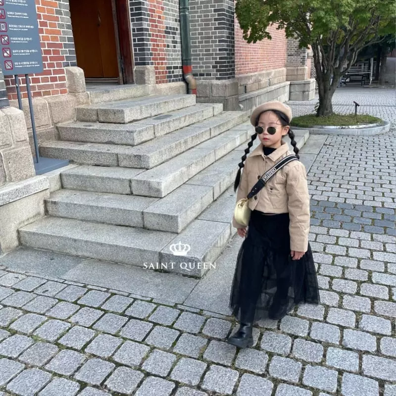 Saint Queen - Korean Children Fashion - #childrensboutique - Mesh Skirt  - 8