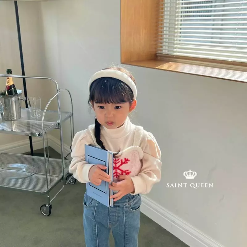 Saint Queen - Korean Children Fashion - #childrensboutique - Snow Flower Vest - 7