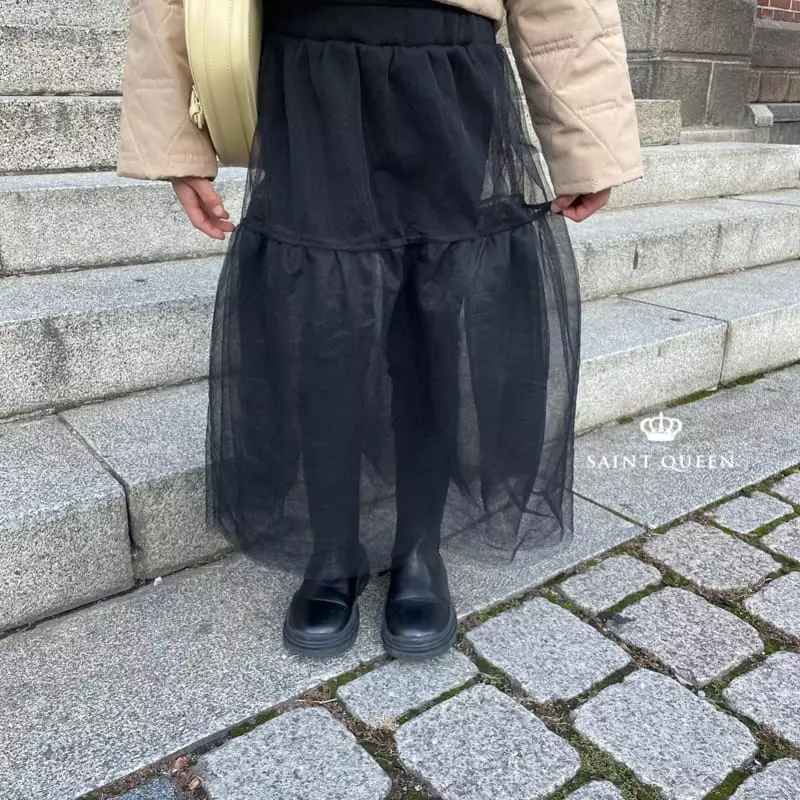 Saint Queen - Korean Children Fashion - #designkidswear - Mesh Skirt  - 9
