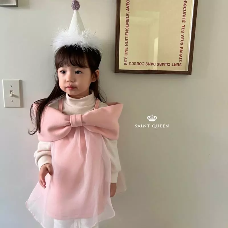 Saint Queen - Korean Children Fashion - #designkidswear - Party Ribbon One-piece - 7
