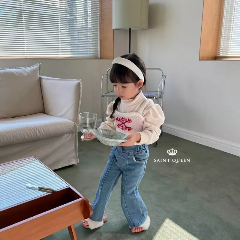 Saint Queen - Korean Children Fashion - #minifashionista - Snow Flower Vest