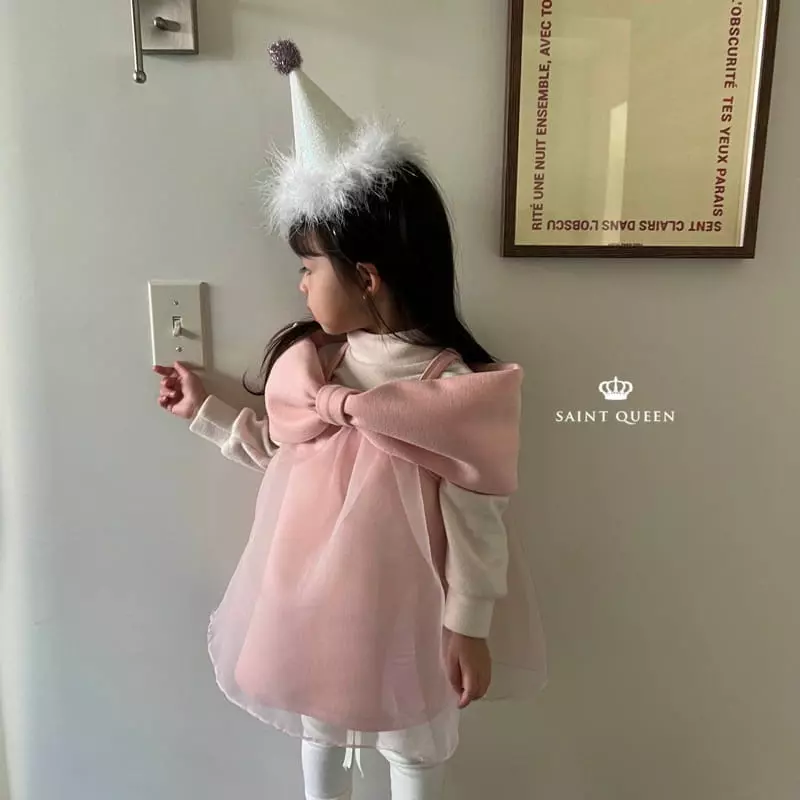 Saint Queen - Korean Children Fashion - #prettylittlegirls - Party Ribbon One-piece