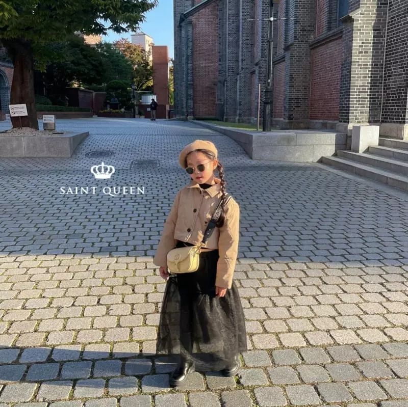 Saint Queen - Korean Children Fashion - #stylishchildhood - Mesh Skirt  - 6