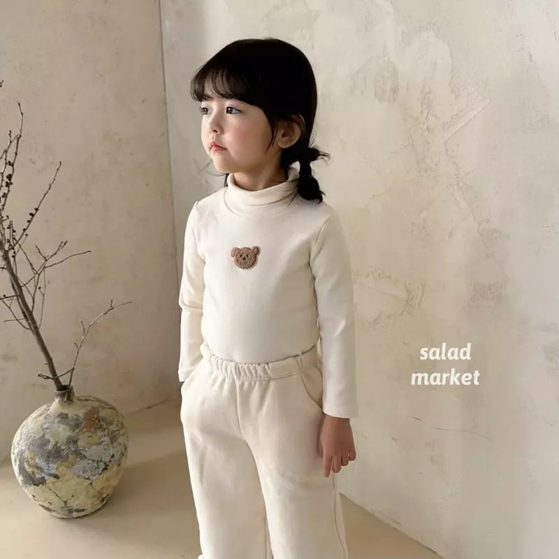 Salad Market - Korean Children Fashion - #childofig - Bbogle Bear Tee - 7