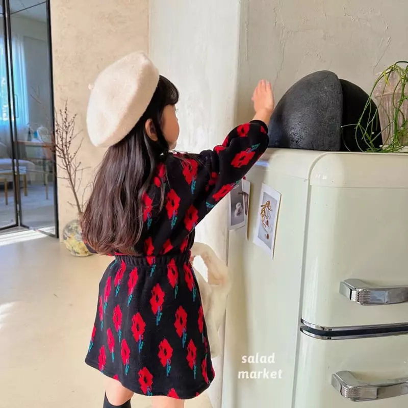 Salad Market - Korean Children Fashion - #childrensboutique - Flower Two-piece - 7