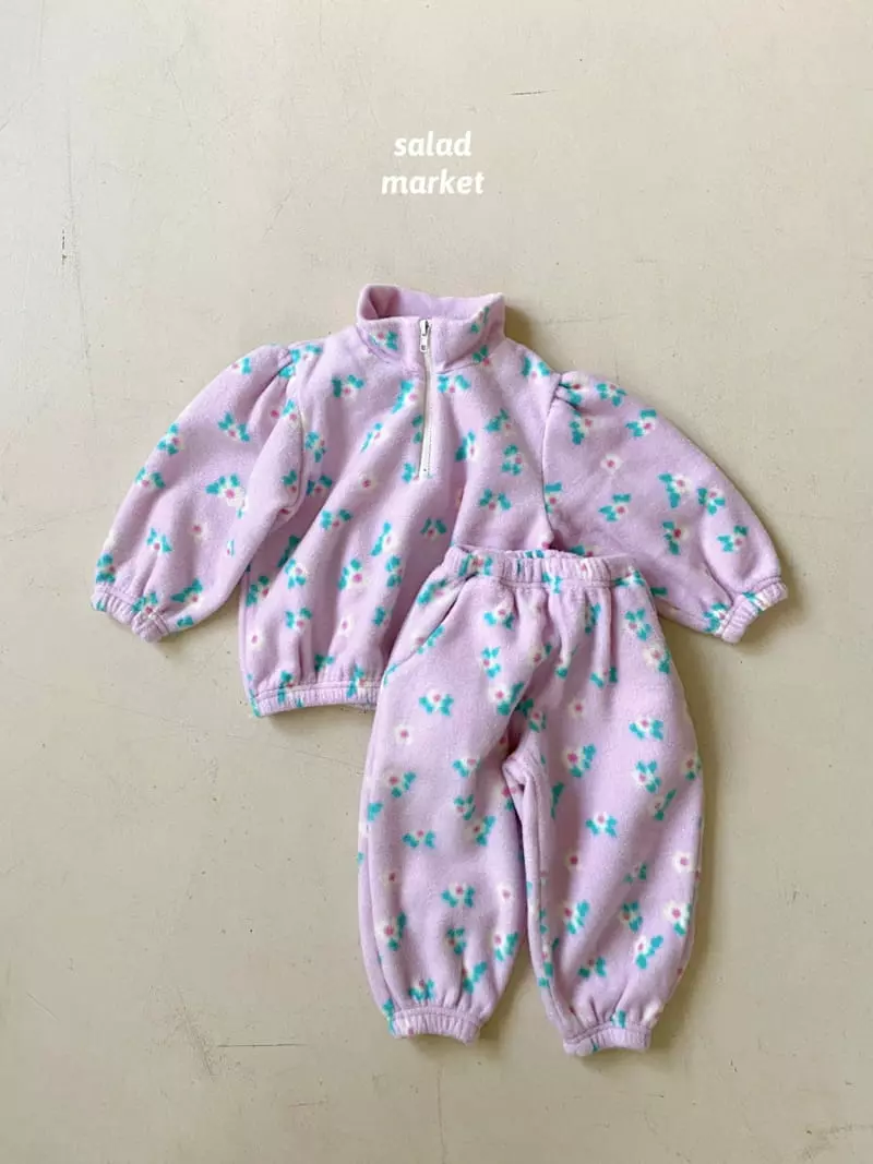 Salad Market - Korean Children Fashion - #childrensboutique - Cozy Anorak Set - 5