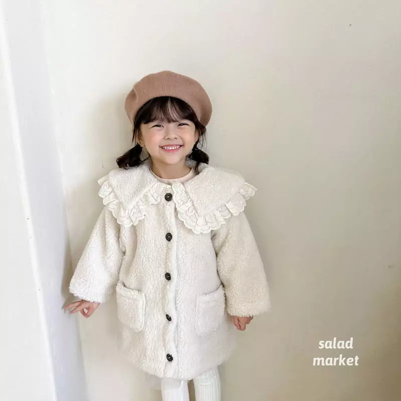Salad Market - Korean Children Fashion - #designkidswear - Powder Caot - 9