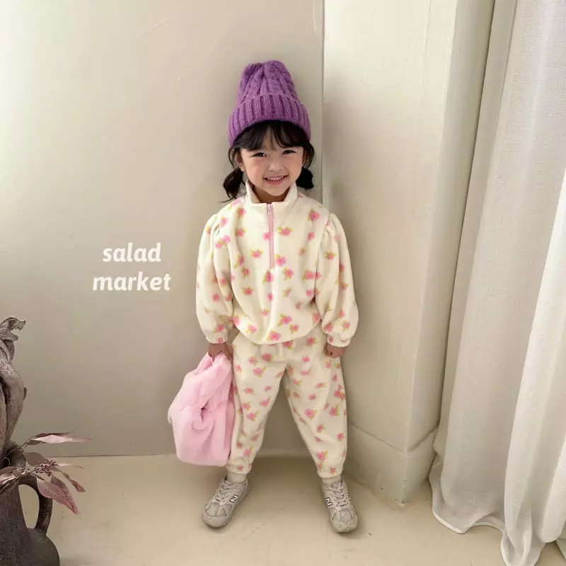 Salad Market - Korean Children Fashion - #designkidswear - Cozy Anorak Set - 6