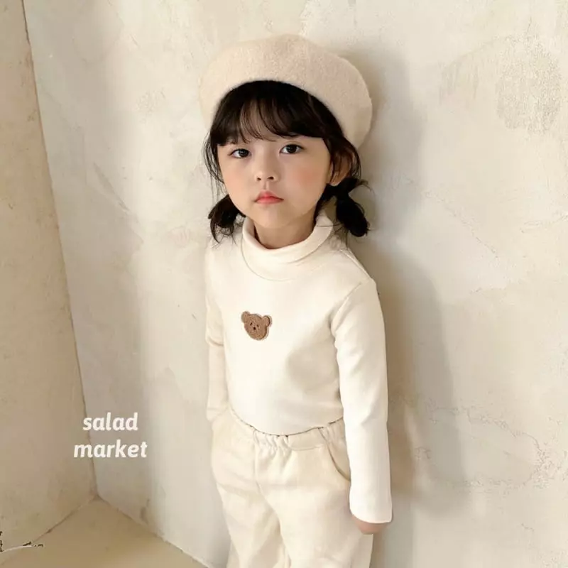 Salad Market - Korean Children Fashion - #designkidswear - Bbogle Bear Tee - 9