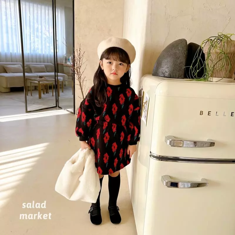 Salad Market - Korean Children Fashion - #discoveringself - Flower Two-piece - 9