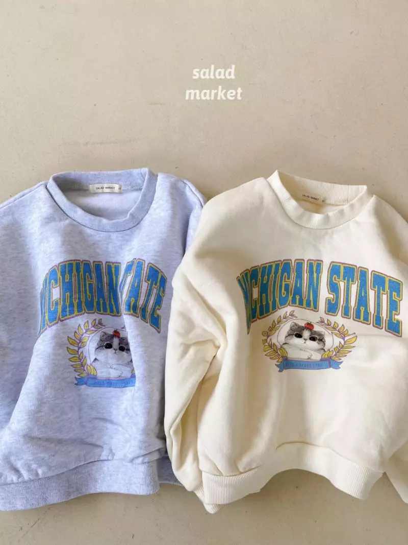 Salad Market - Korean Children Fashion - #discoveringself - Tomato Sweatshirt - 2