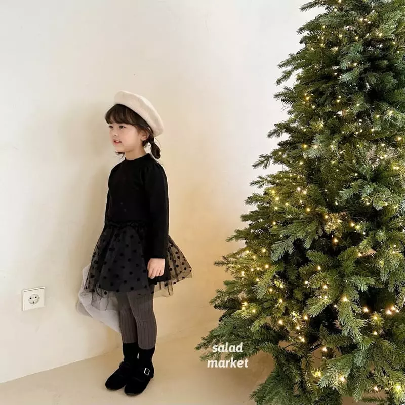 Salad Market - Korean Children Fashion - #fashionkids - Pompom One-piece - 7
