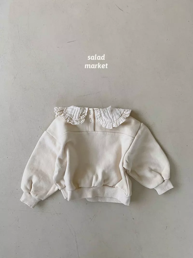 Salad Market - Korean Children Fashion - #discoveringself - Pink Bear Sweatshirt - 4