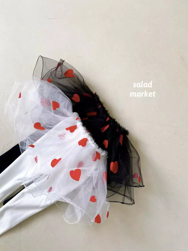Salad Market - Korean Children Fashion - #fashionkids - Heart Leggings