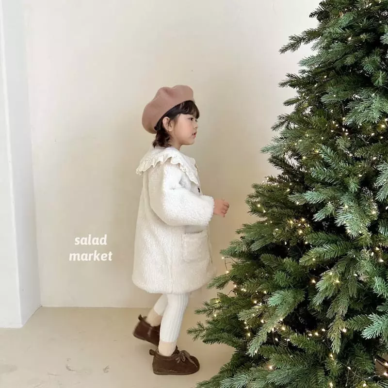Salad Market - Korean Children Fashion - #kidsshorts - Powder Caot - 12