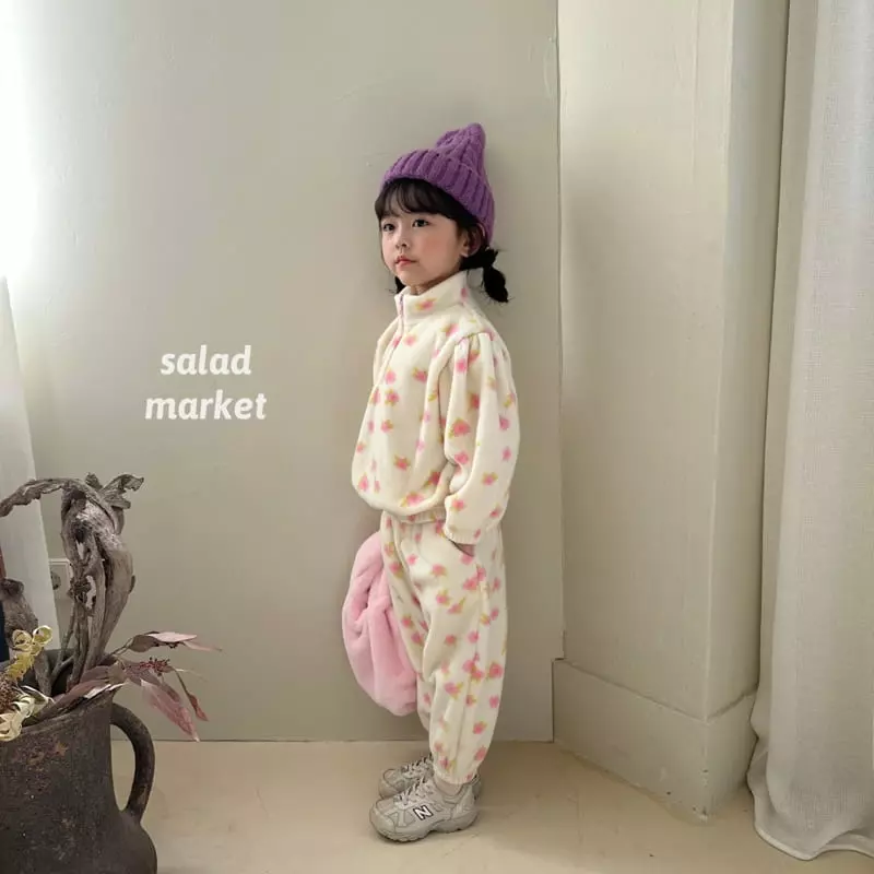 Salad Market - Korean Children Fashion - #kidsshorts - Cozy Anorak Set - 9