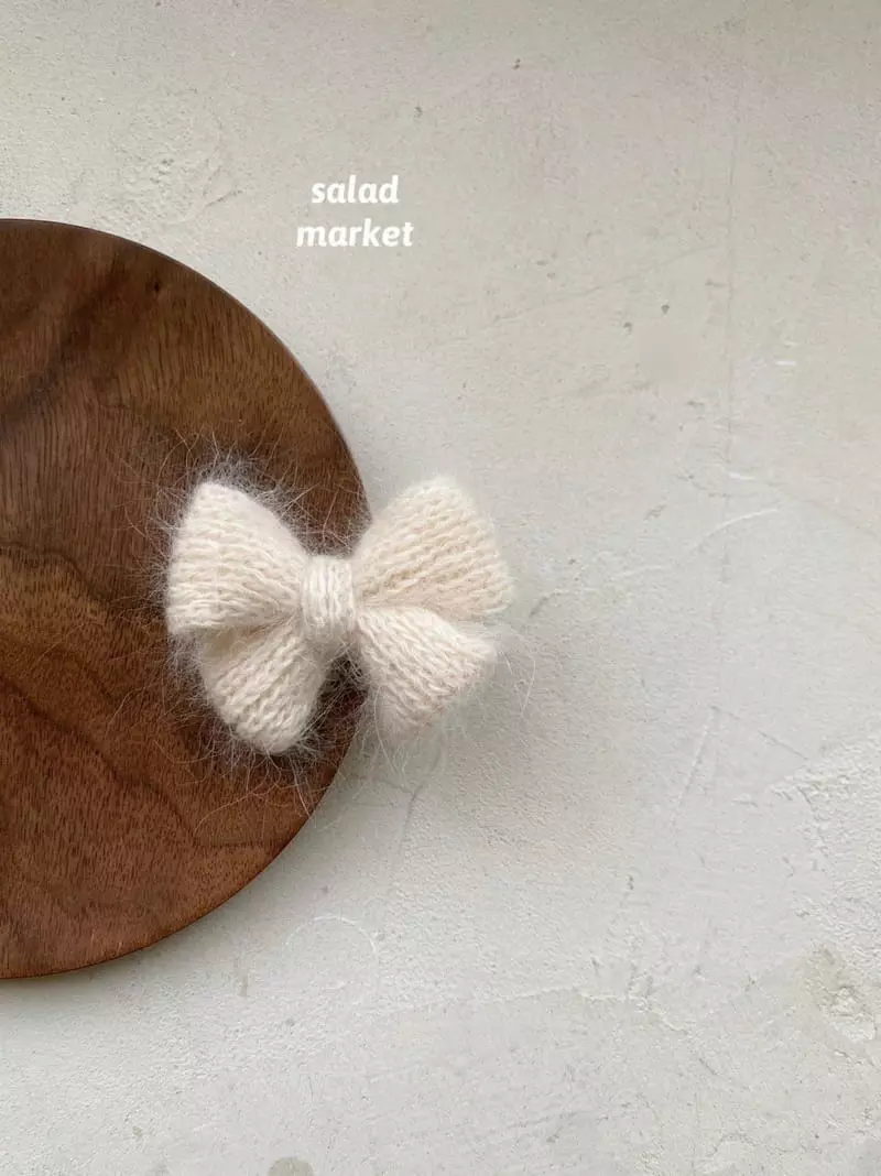 Salad Market - Korean Children Fashion - #kidsshorts - Ribbon Knitting Hairpin - 7