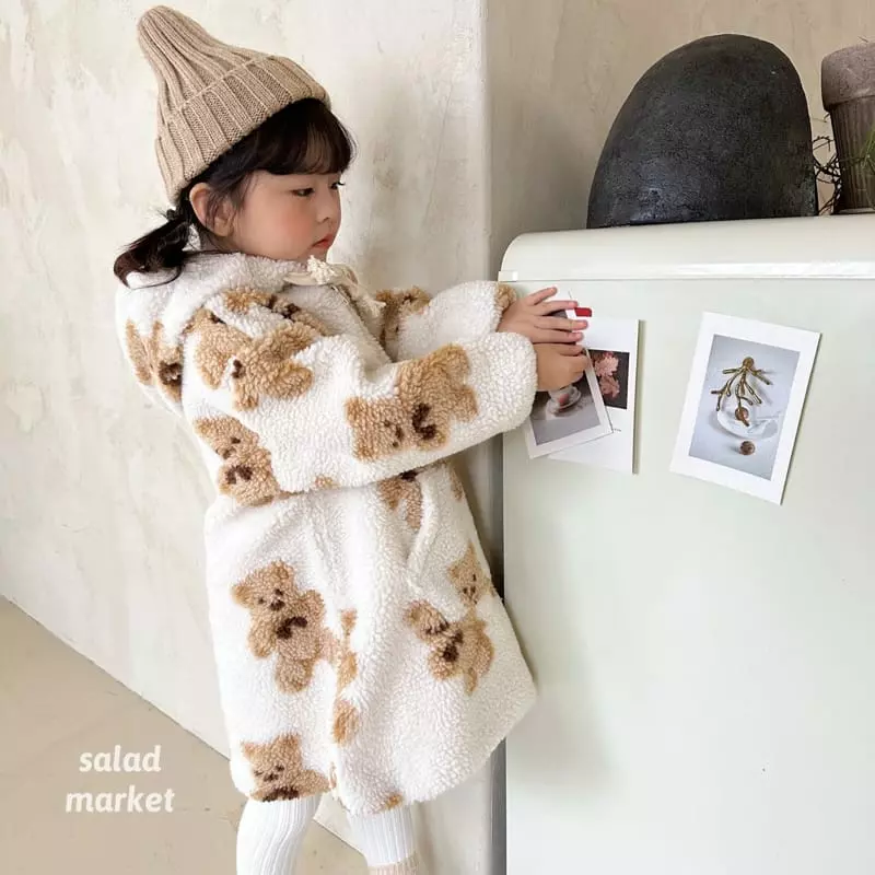 Salad Market - Korean Children Fashion - #kidsstore - Bear Jelly One-piece - 8