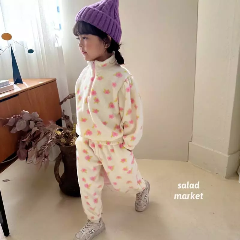 Salad Market - Korean Children Fashion - #kidzfashiontrend - Cozy Anorak Set - 11