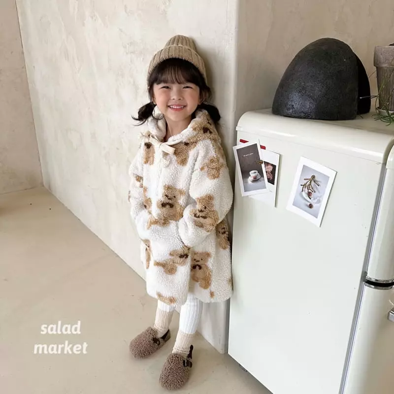 Salad Market - Korean Children Fashion - #kidzfashiontrend - Bear Jelly One-piece - 9