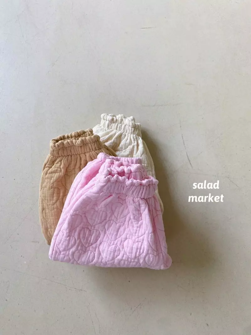Salad Market - Korean Children Fashion - #kidzfashiontrend - Heart Pants