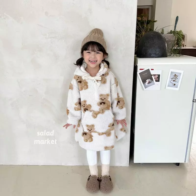 Salad Market - Korean Children Fashion - #littlefashionista - Bear Jelly One-piece - 11