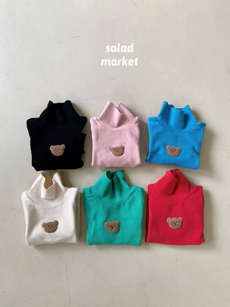 Salad Market - Korean Children Fashion - #magicofchildhood - Bbogle Bear Tee
