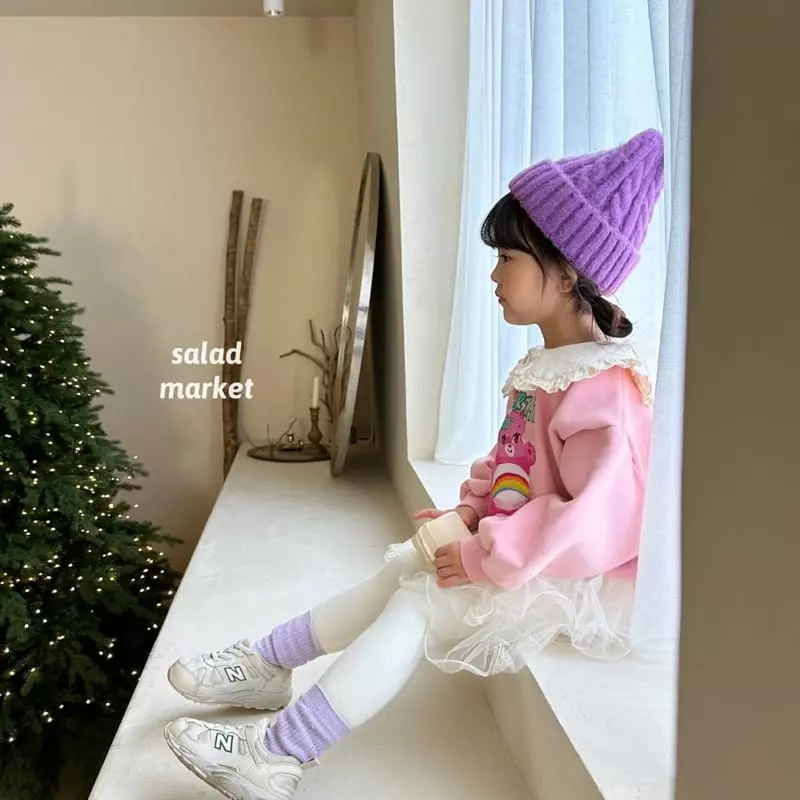 Salad Market - Korean Children Fashion - #minifashionista - Pink Bear Sweatshirt - 11