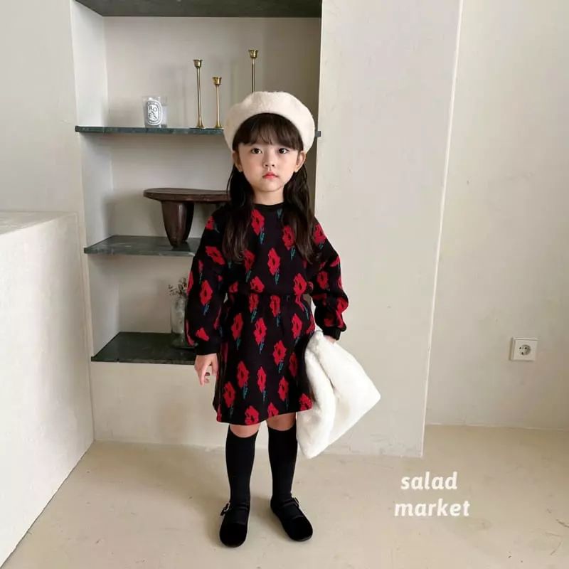 Salad Market - Korean Children Fashion - #minifashionista - Flower Two-piece - 4