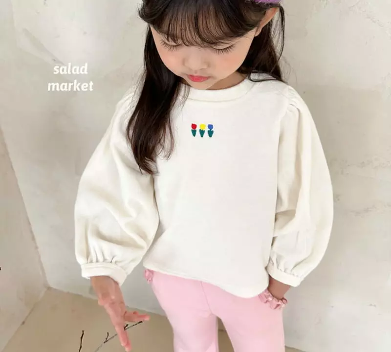 Salad Market - Korean Children Fashion - #stylishchildhood - Tulip Veloure Tee - 10