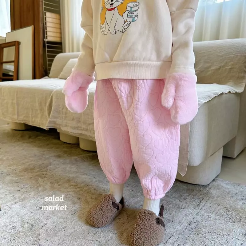 Salad Market - Korean Children Fashion - #stylishchildhood - Heart Pants - 9