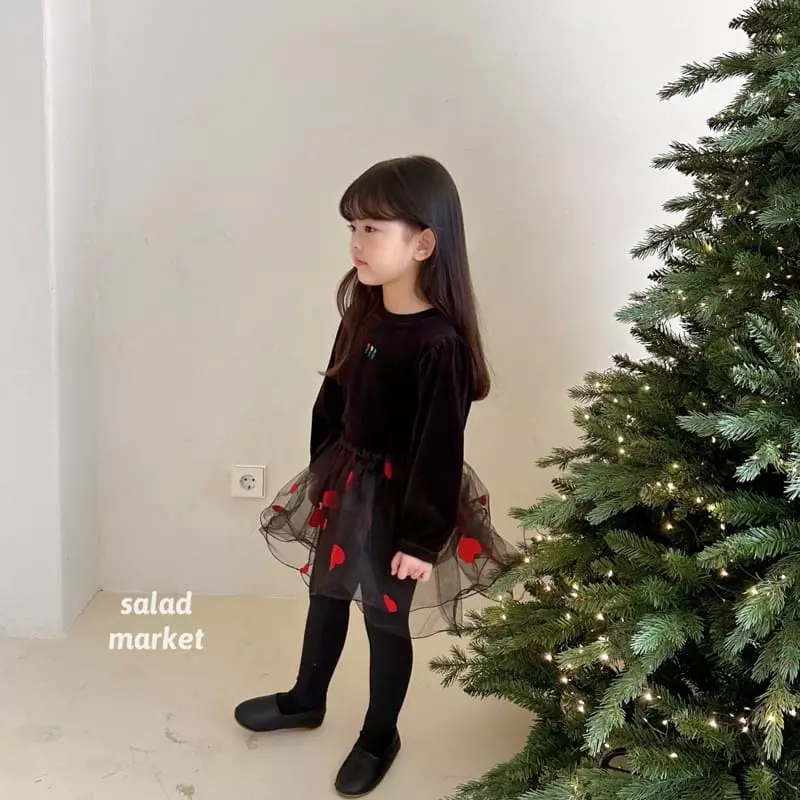 Salad Market - Korean Children Fashion - #todddlerfashion - Tulip Veloure Tee - 8