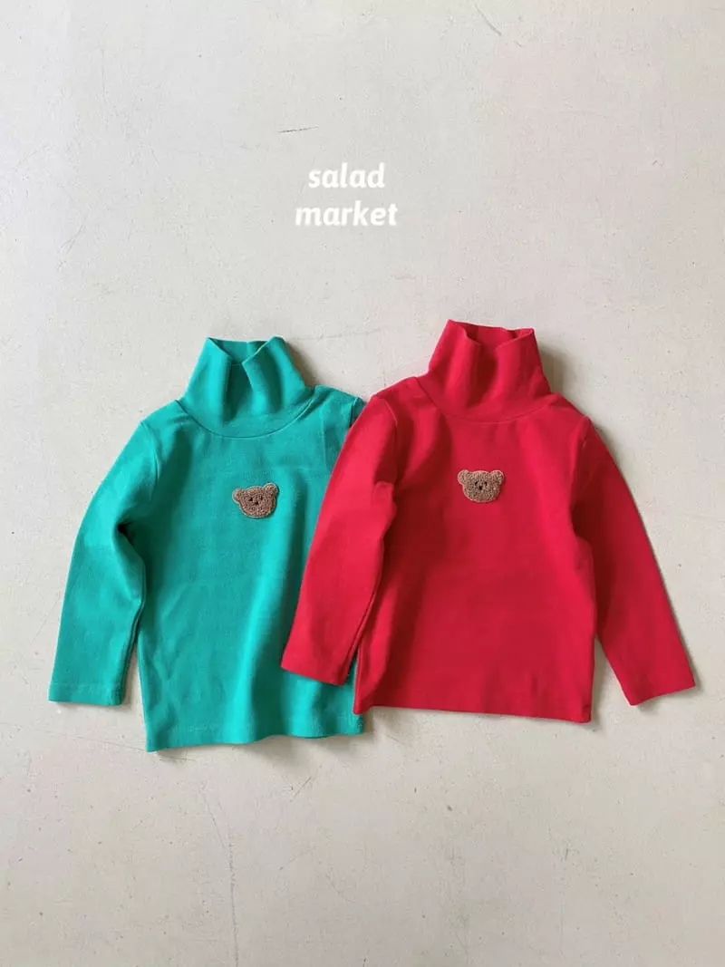 Salad Market - Korean Children Fashion - #prettylittlegirls - Bbogle Bear Tee - 4