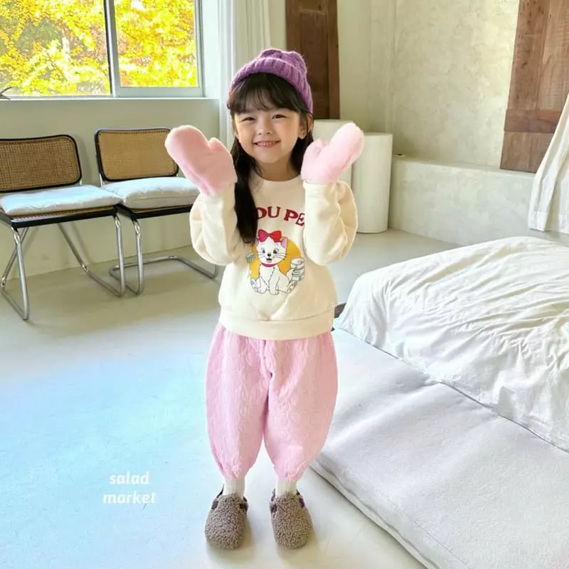 Salad Market - Korean Children Fashion - #toddlerclothing - Heart Pants - 8