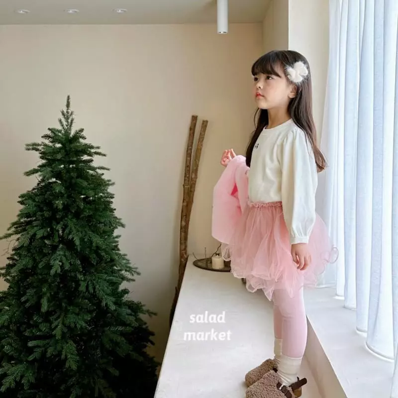 Salad Market - Korean Children Fashion - #toddlerclothing - Winter Tutut Leggings - 6