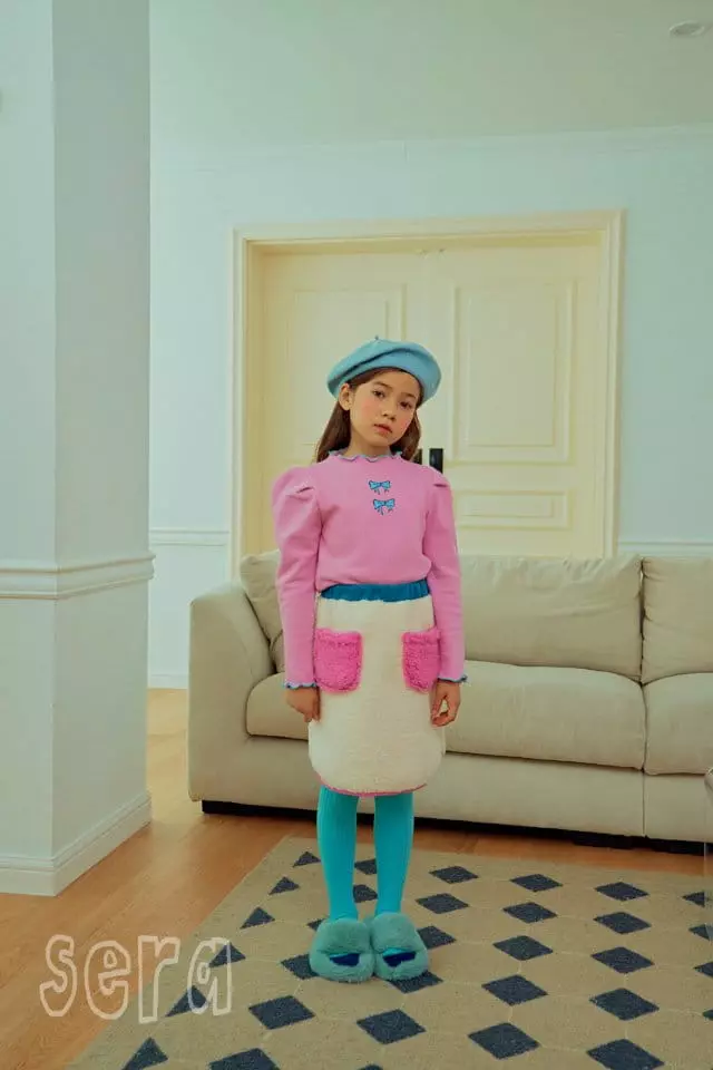 Sera - Korean Children Fashion - #Kfashion4kids - Ribbon Rib Tee - 3
