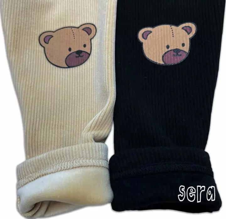 Sera - Korean Children Fashion - #childofig - Bear Leggings - 10
