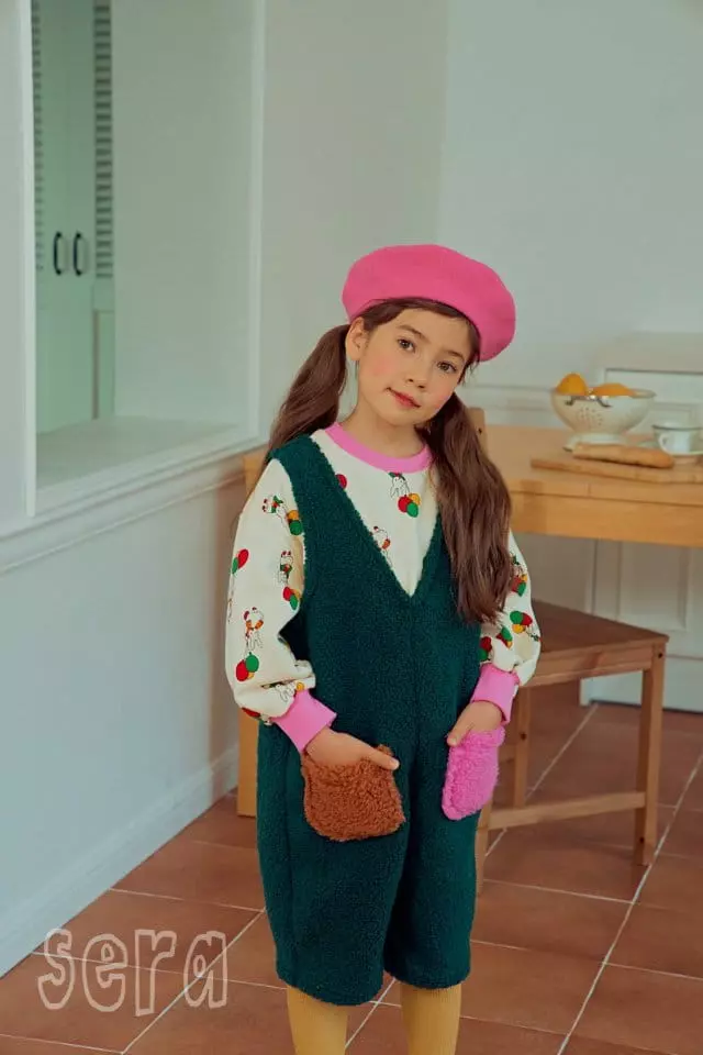 Sera - Korean Children Fashion - #childofig - Rabbit Print Sweatshirt - 5