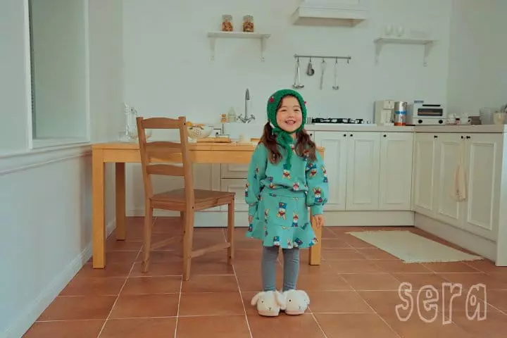 Sera - Korean Children Fashion - #childofig - Rabbit Print Skirt Leggings - 3