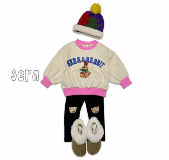 Sera - Korean Children Fashion - #childrensboutique - Bear Leggings - 12