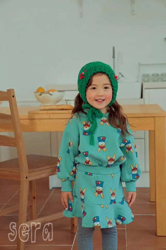 Sera - Korean Children Fashion - #childofig - Rabbit Print Skirt Leggings - 4