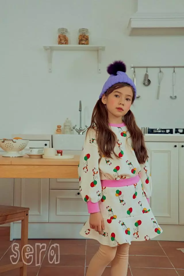 Sera - Korean Children Fashion - #discoveringself - Rabbit Print Skirt Leggings - 6