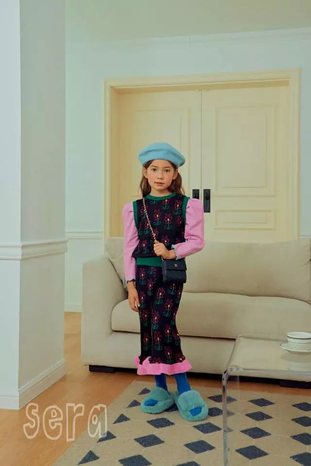 Sera - Korean Children Fashion - #fashionkids - Layered Top Bottom Set - 3