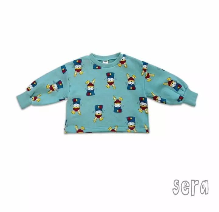 Sera - Korean Children Fashion - #fashionkids - Rabbit Print Sweatshirt - 9