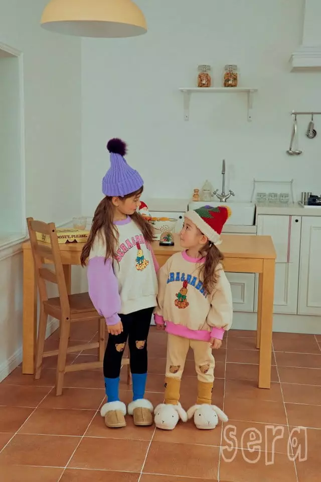 Sera - Korean Children Fashion - #kidsshorts - Bear Leggings - 2